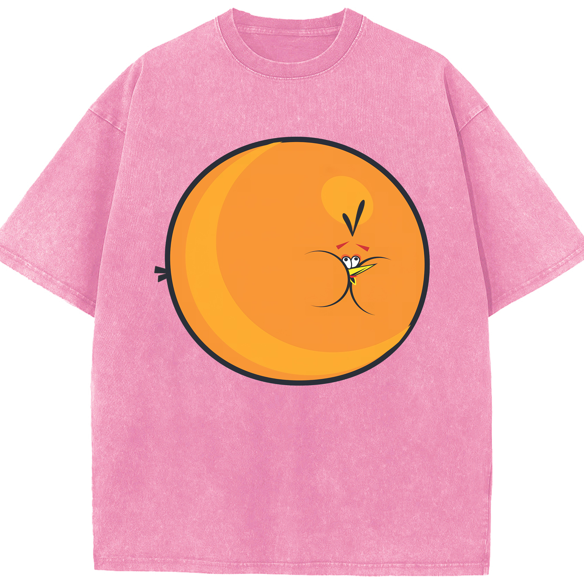 （画像用） Angry Birds アングリーバード 綿100% ヴィンテージ風 半袖Tシャツ（フロントプリント）